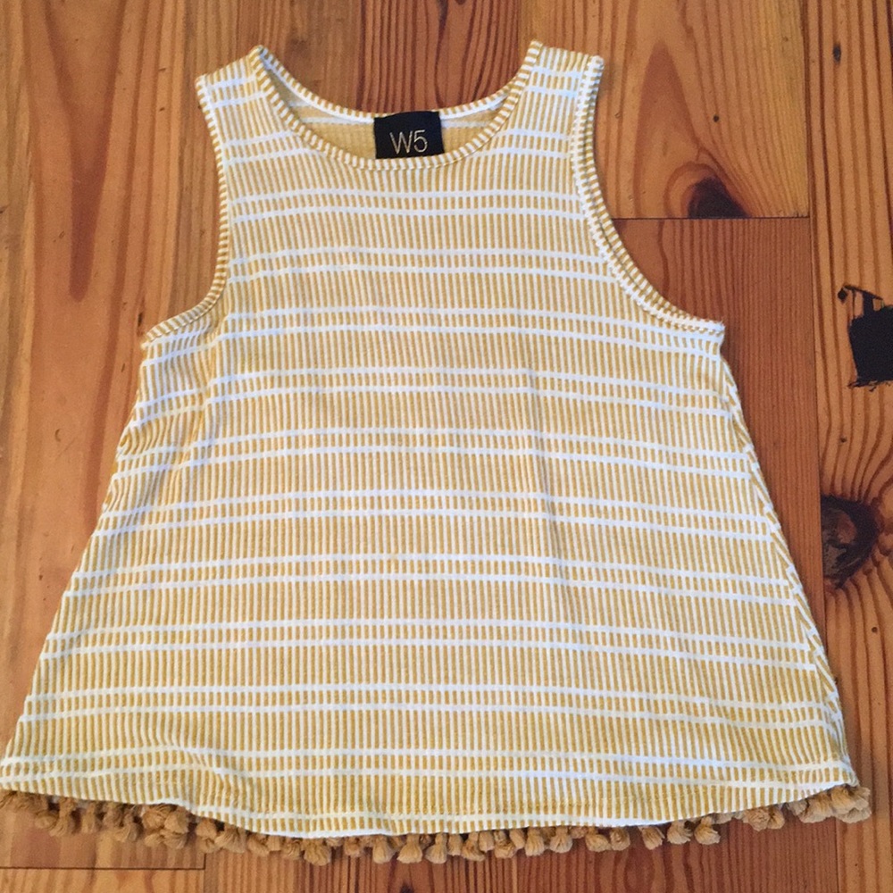 W5 tasseled knit top